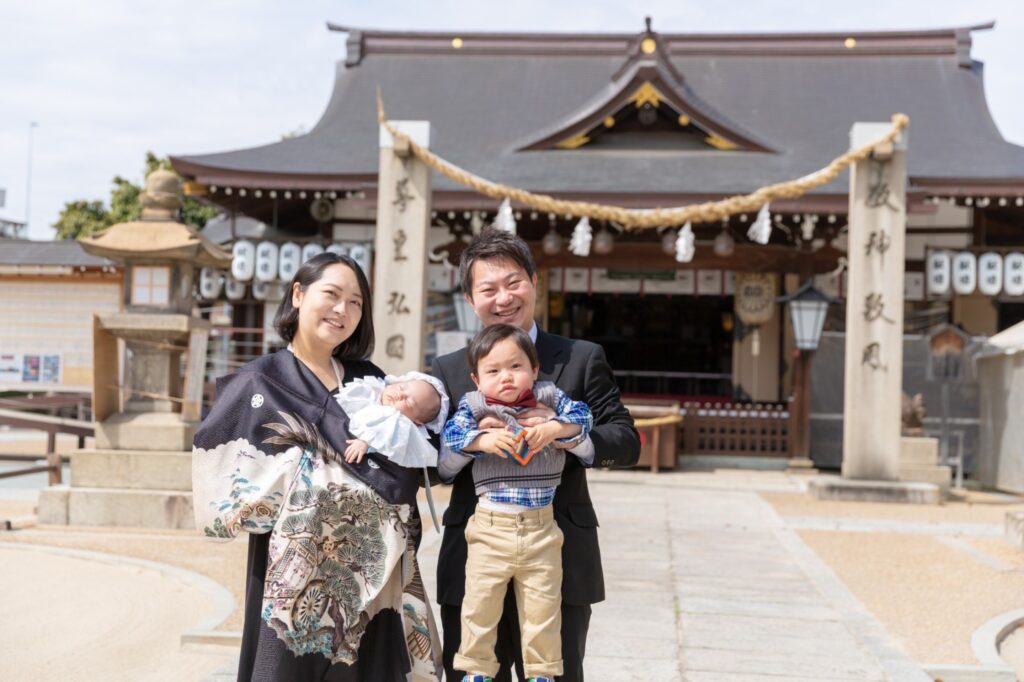 泉殿宮でお宮参り