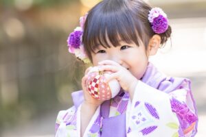 春日大社で七五三撮影