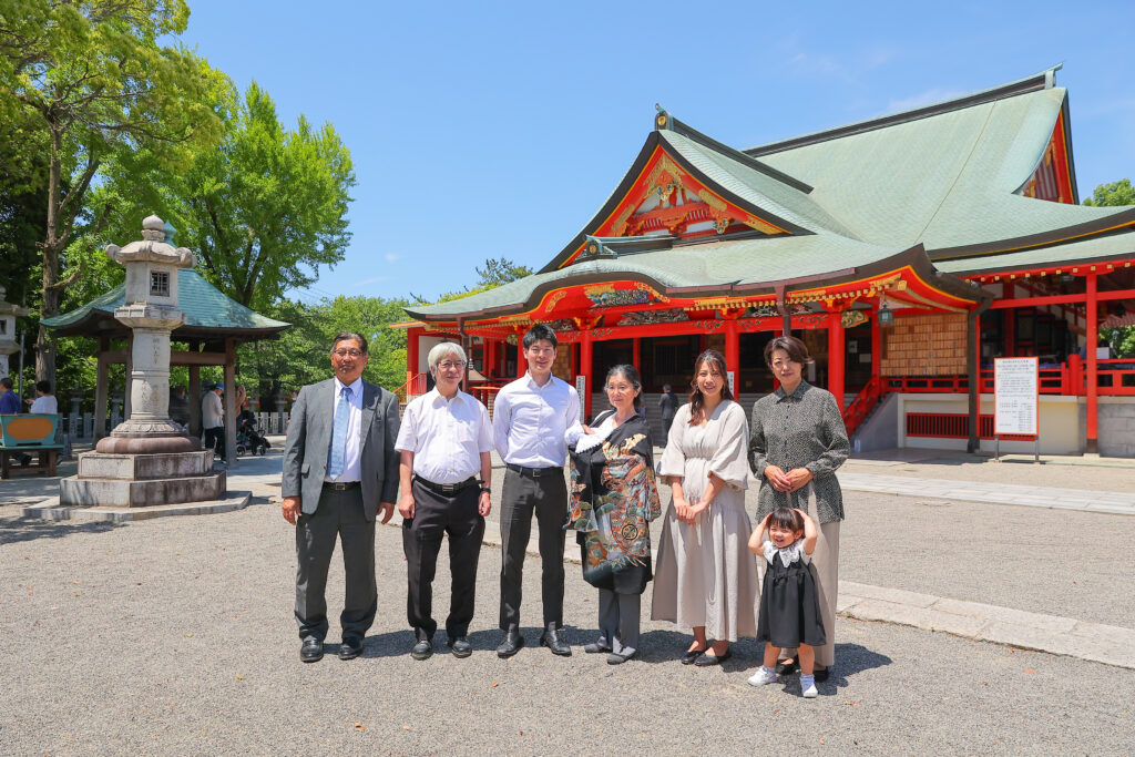 成田山でお宮参り撮影