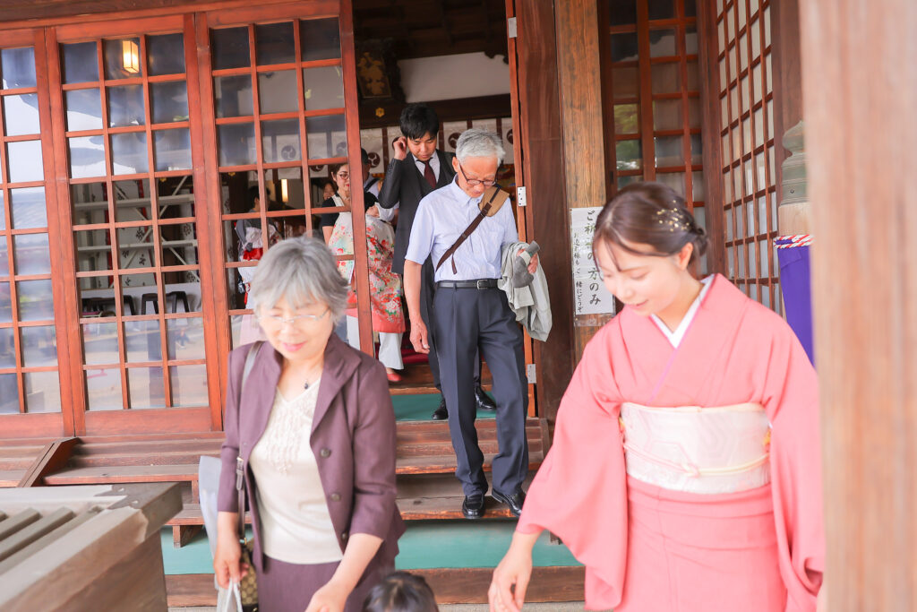 百舌鳥八幡宮のお宮参りご祈祷