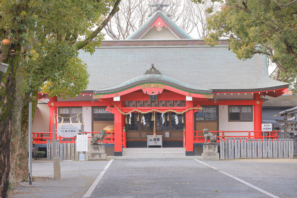 ラグビー神社でお宮参り