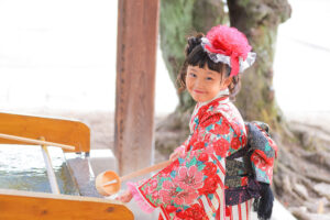 阿部野神社で753撮影