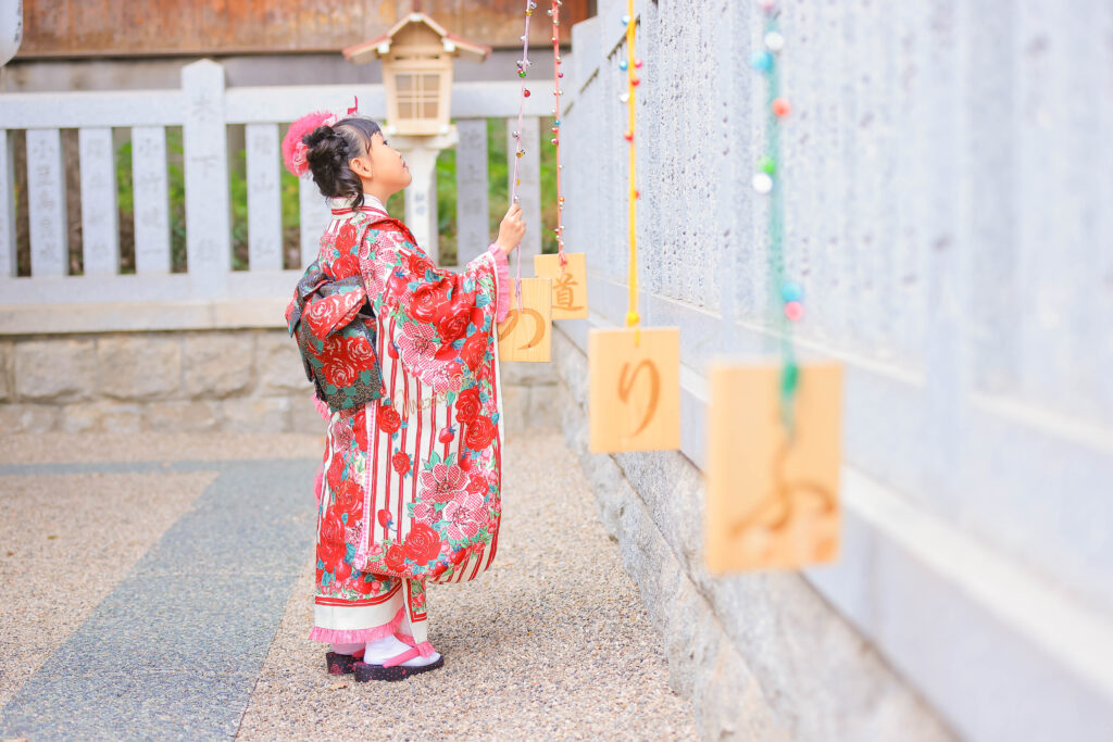 阿部野神社で753撮影